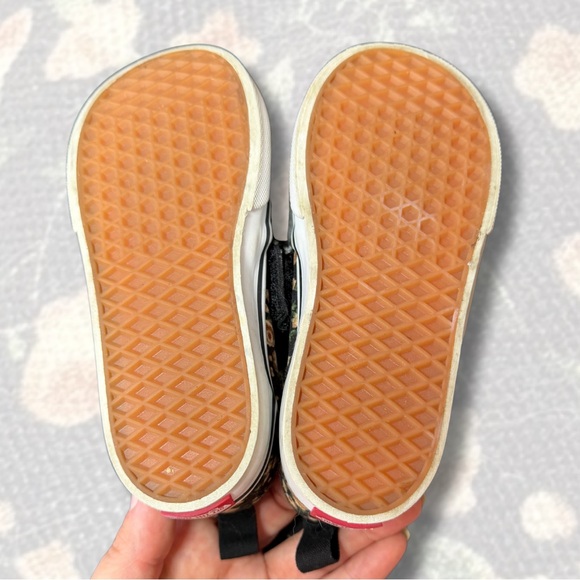 Vans Kids Black Floral Slip-On Sneakers - Picture 4 of 4